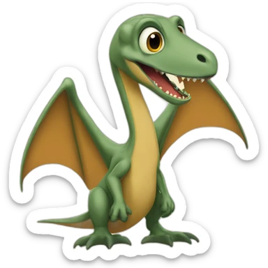 Petrie pterosaur The Land Before time sticker