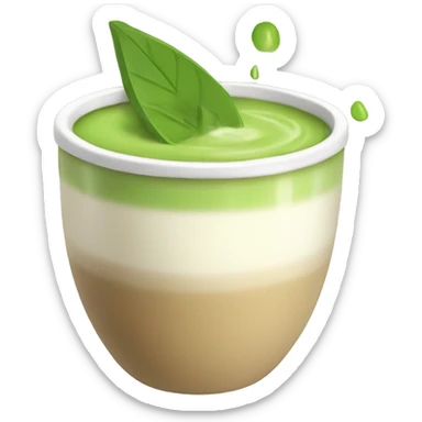 Matcha latte  sticker