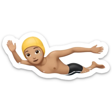 Pre dawn swim sticker