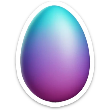 dyed easter egg sticker
