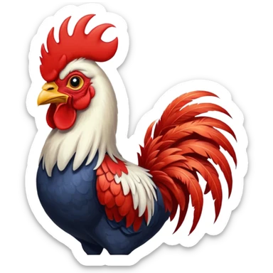 Cock sticker