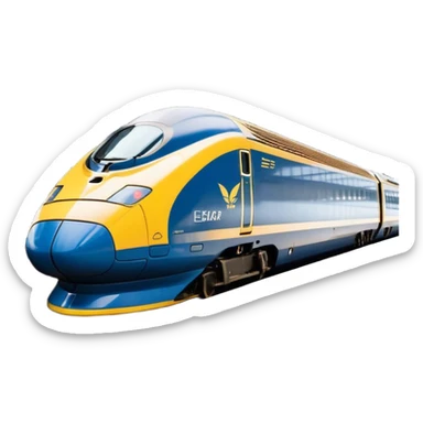 Eurostar - Eurostar International (Model Year: 2020) (Iconic colour: Blue and yellow) sticker