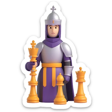 chess knight sticker
