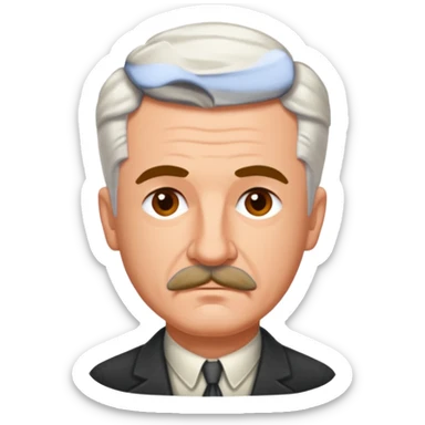 William Faulkner sticker