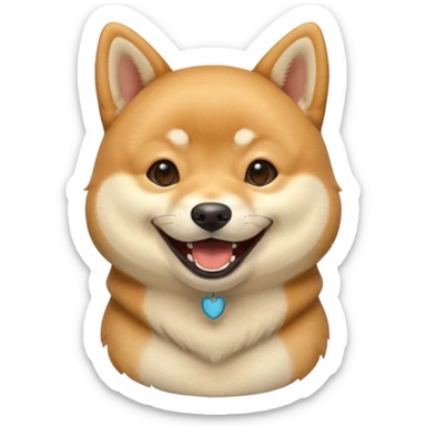  shiba inu, qui est mdr sticker