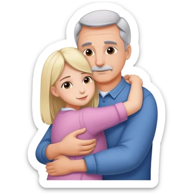 Daughter loves dad sticker