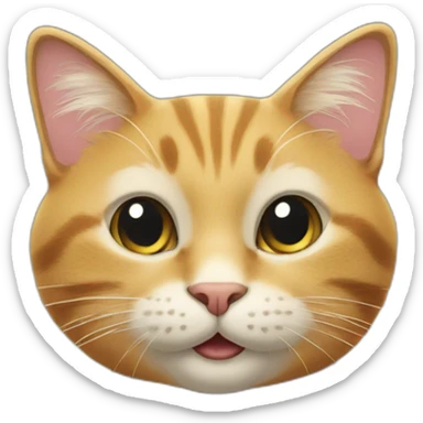 a cat giving a thumbs up sticker