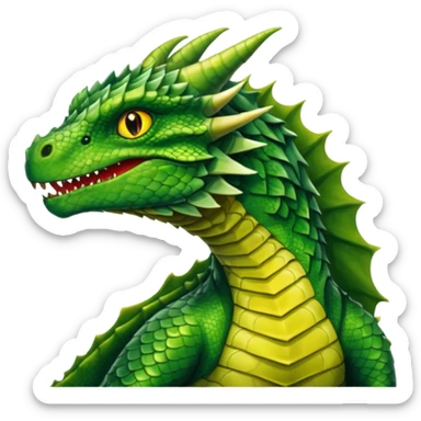 Rhaegal from Games of throne character face only front face sticker