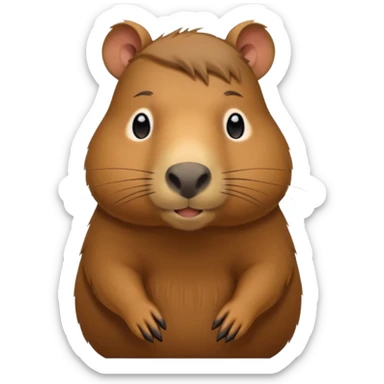 Capybara sticker