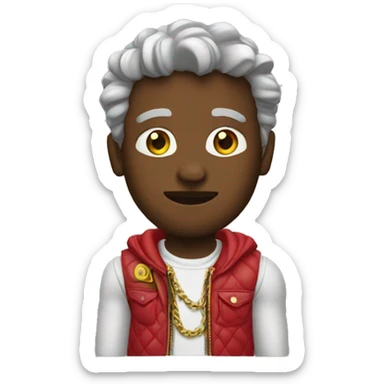 lil uzi front view hd sticker