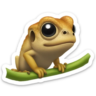 common coquí Puerto Rico  sticker