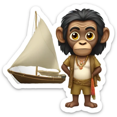 bored ape  yacht club indian hindu version sticker