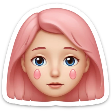 Qui est émue avec des joue sticker