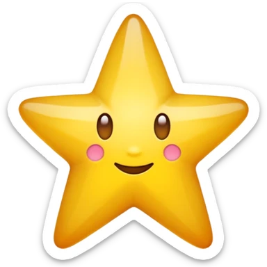 EMOJI DE ESTRELLA PERO SOLO UNA MITAD sticker