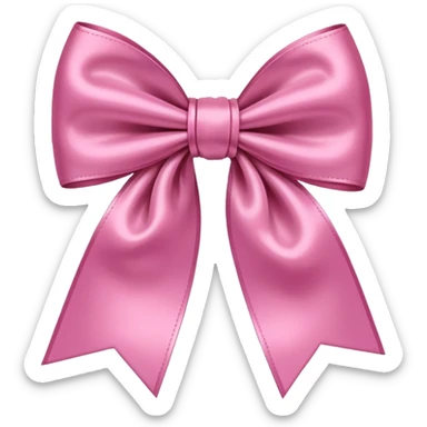 Elegant Satin Bow sticker