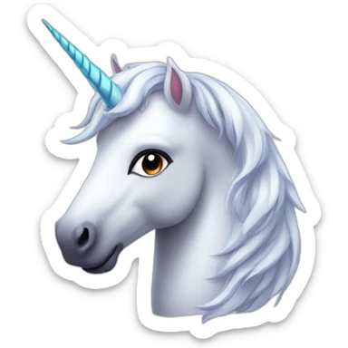 twinkle-white-unicorn sticker