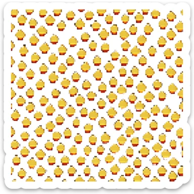 fries, classic fast food look sticker