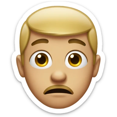 confused face  sticker