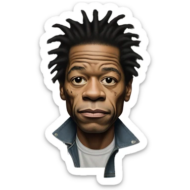 Jean-Michel Basquiat sticker