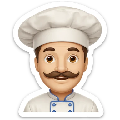 Crazy taco man sticker