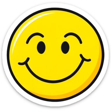 Fuck you smiley face sticker