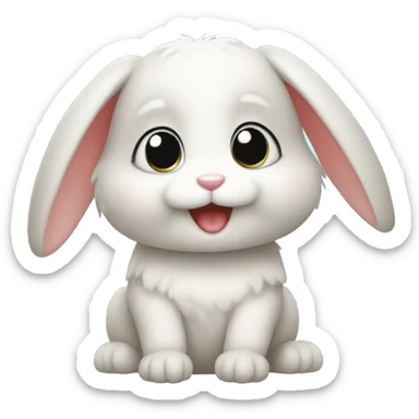 Cute little bunny  sticker