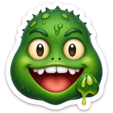 disgusted emoji  sticker