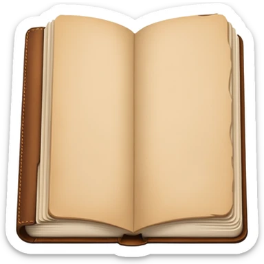 beige journal sticker