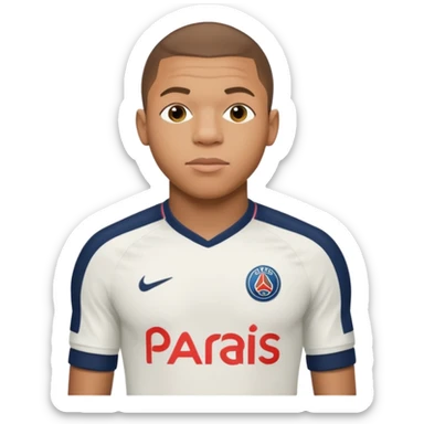 Mbappe's huge belly is bursting at the seams when it comes to PSG's kit sticker