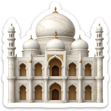 Marble middle eastern palace sticker