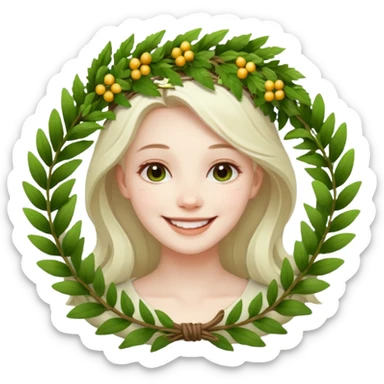 Herbal witch sticker