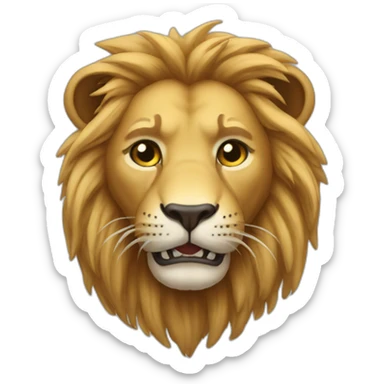 lions get sick and die sticker