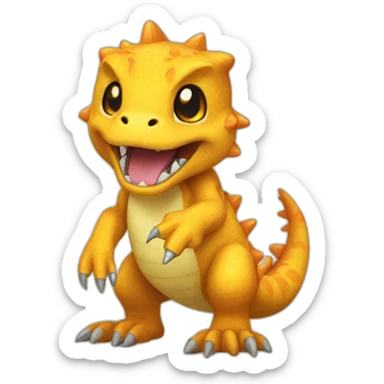 Agumon sticker