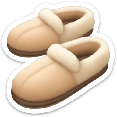 cozy slippers sticker