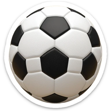 A close-up of a mini football (futsal) ball on the court, with the goals and boundary lines visible in the background. The scene captures the small-scale, fast-paced nature of futsal, emphasizing the ball's precision and the smooth playing surface. sticker