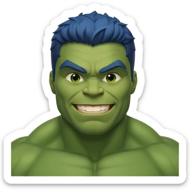 hulk namorando sticker