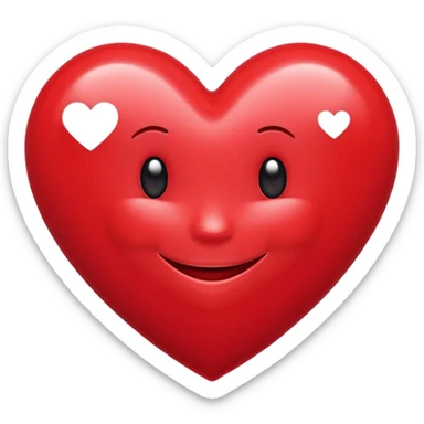 Smiling heart with “I love my QSI Family sticker