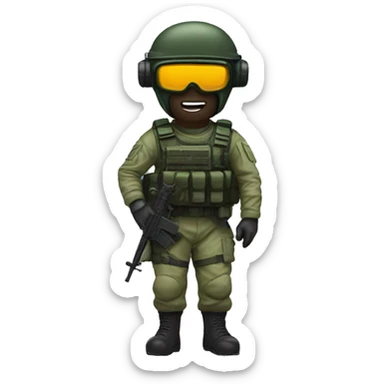 Special force with Night vision goggle sticker
