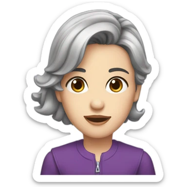 Violetta sigma sticker