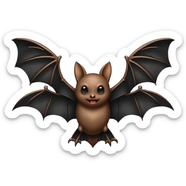 Bat – Flying bat with spread wings sticker