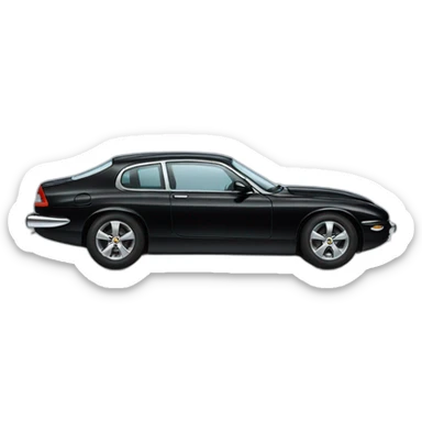 black jaguar car sticker
