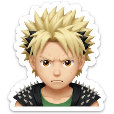 Bakugo from mha sticker