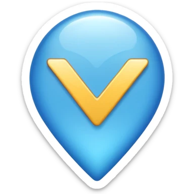 Create a verify badge emoji for me a blue verify badge emoji sticker