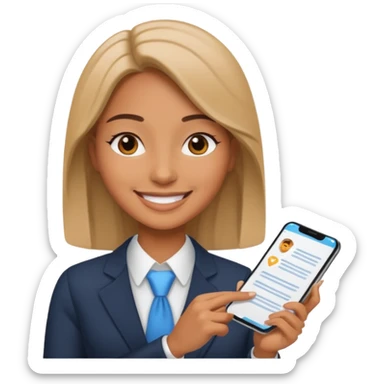 signing a deal sticker