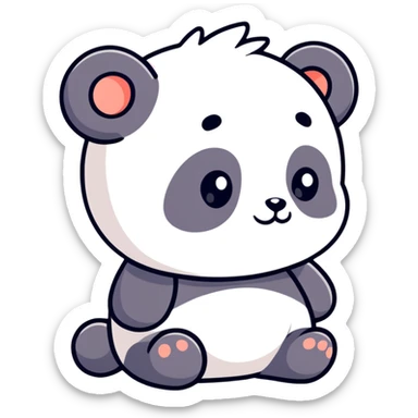 Panda sticker
