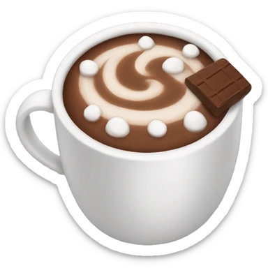 Hot chocolate  sticker