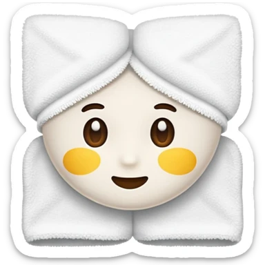 face towel sticker