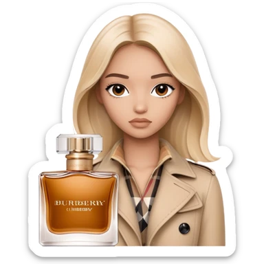 chloe burberry her perfume sticker