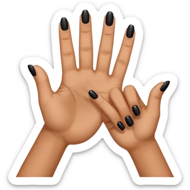 West side hand sign sticker