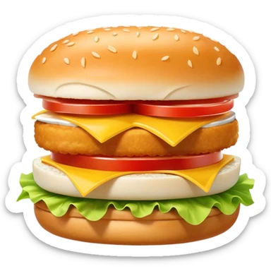 McDonald’s fish sandwich meal sticker